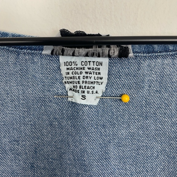 Denim cat jumper maxi dress size S - Picture 4 of 5